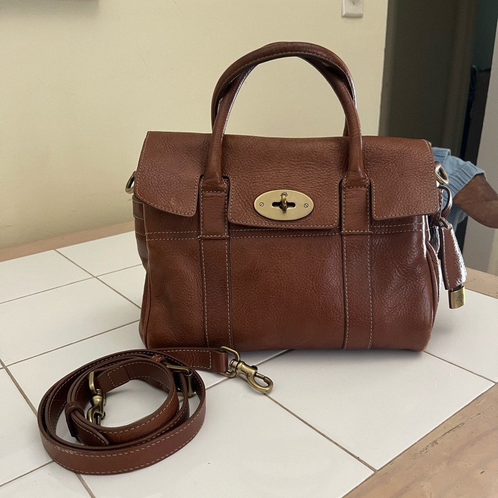 Mulberry mini Bayswater Women's Bag - brown leather